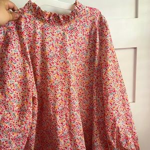 Liberty Ruffle Neck blouse from JCrew